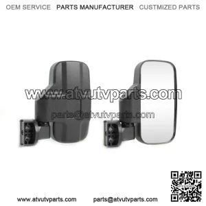 UTV Rear View Side Mirrors For John Deere Gator HPX 625I 825I 860I 855D XUV (Fits: Yamaha Rhino 660)