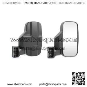 UTV Rear View Side Mirrors 1.75"-2" Roll Cage For Can-am Commander 1000 800R 800 (Fits: Yamaha Rhino 660)