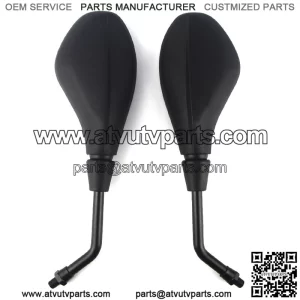 Universal ATV Side Rear View Mirror w/ 7/8 Handlebar Mount for Polaris Honda NEW