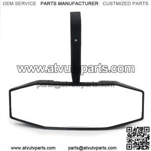 Rear View Center Side UTV ATV Mirror Black 1.75" Bar For Polaris General RZR XP
