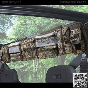 UTV Roll Cage Organizer Case,?Cargo Rear Storage Bag Gear Bags,Tools Storage Solution for Most Full Size UTVs,?Polaris, Yamaha and Kawasaki UTVs