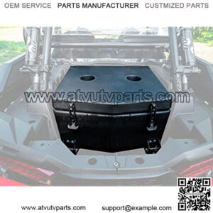 Heavy Duty Insulated Rear Cooler/Cargo Box for Polaris RZR XP Turbo / 4 Turbo (2016+) - Sealed Lid Keeps Ice In & Mud Out!