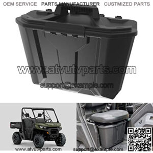 UTV Removable Under Seat Storage Box, Right Passenger Underseat Storage Bin for Can Am Defender HD8 / HD10 / HD5 / Max HD8 / Max HD10 2016-2021 Accessories, Replacement #715003314