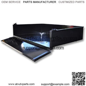 Golf Cart Black Steel Utility Bed Cargo Box (Cargo Box ONLY)