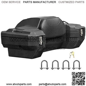 Black Widow ATV-CB-8020 15" H Rear Rack Locking ATV Cargo Box