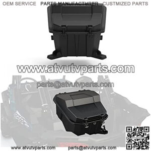 Storage Cargo Box, A & UTV PRO 69 QT Waterproof Rear Bed Tool Bin | Lock & Ride -Compatible with 2014-2021 Polaris 900/ XP 1000/ XP 4 1000/ S,Black