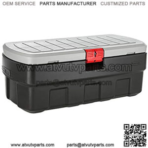 48 Gal Lockable Storage Bin, Industrial, Rugged Large Storage Container with Lid