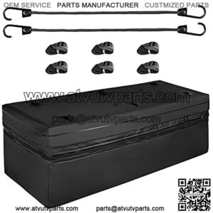 Hitch Cargo Carrier Bag Waterproof Extendable 13.8 cu. ft. to 16.6cu. ft. Product Size 60" L x 20.8'' W x (20''-24'') H