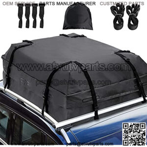 Car Rooftop Cargo Carrier Bag,15 Cubic Feet,Fit All Vehicles with Rack Waterproof Cargo Roof Bag,Rooftop Carrier BagGray