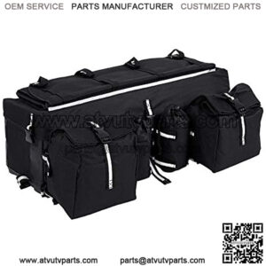 ATV Rear Bag, Universal Car Cargo Rear Rack Gear Bag Luggage Storage Saddle Bag for Traveling