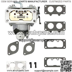 Carburetor with Gaskets for Kawasaki FH641V FH661V FH721V FX850V 22 HP Engine Carb Replaces# 15004-1010, 15004-7024, 15004-0757, 15004-1005