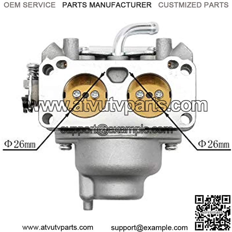 Carburetor with Gaskets for Kawasaki FH641V FH661V FH721V FX850V 22 HP Engine Carb Replaces# 15004-1010, 15004-7024, 15004-0757, 15004-1005 - Image 4