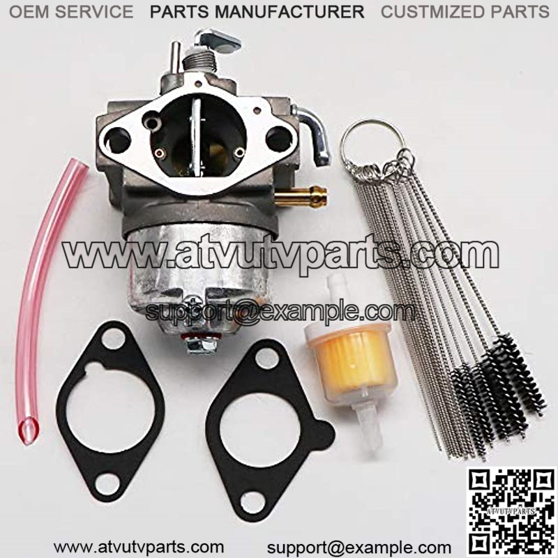 Carburetor for Kawasaki 15003-2349 FC420V 4 Stroke Engines Mower with Gaskets Carbon Dirt Jet Cleaner Tool Kit Fuel Filter - Image 2