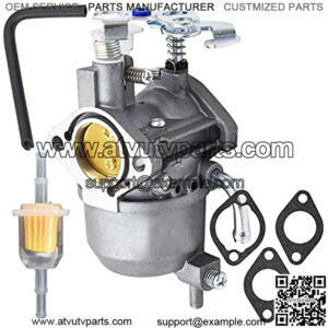 Carburetor with Intake & Base Gaskets Fit for EZGO RXV TXT Valor Carb with Kawasaki Engine