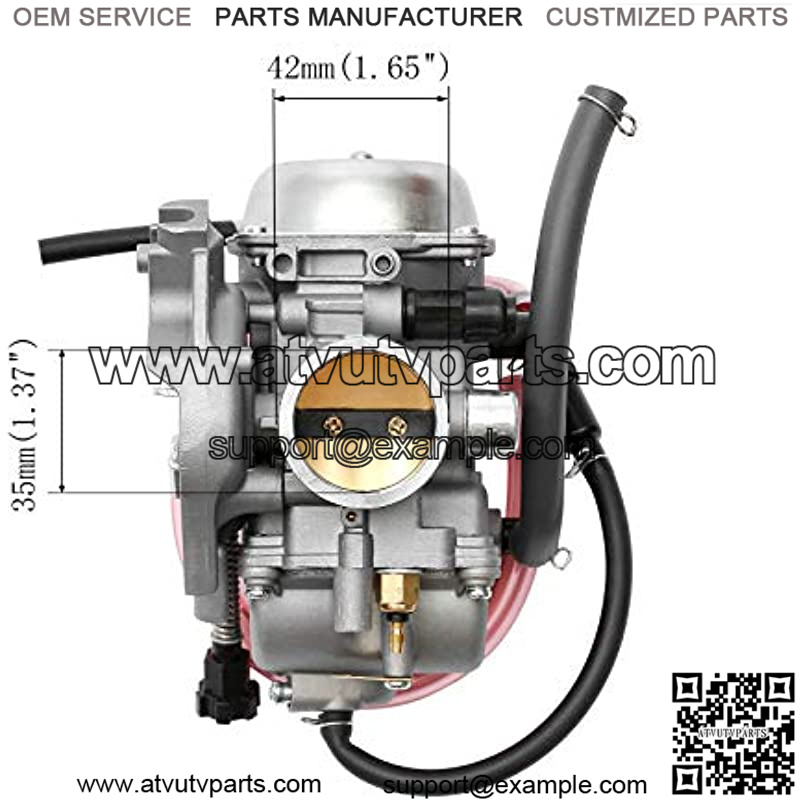 Carburetor for 2003-2007 Kawasaki Prairie 360 KVF360 KVF360A KVF360B KVF360C 35mm Carb Replace# 15003-1686 - Image 5
