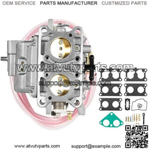 New Carburetor Carb with Repair Kit, Compatible with 2001-2008 Kawasaki Mule 3000 3010 3020, Replaces 15003-2766,8% coupon applied at checkout,with coupon