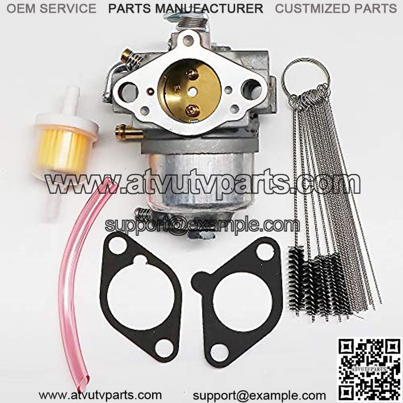 Carburetor for Kawasaki Mule 2500 2510 2520 1993-2000 Replace OE Part # 15003-2509 with Gaskets Carbon Dirt Jet Cleaner Tool Kit Fuel Filter - Image 4
