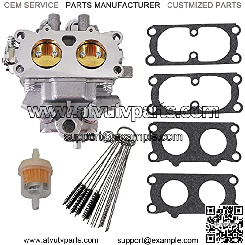 Carburetor for Kawasaki FH601V 4-Cycle Engines Replace OE # 15003-7041 15003-7077 with Gaskets Carbon Dirt Jet Cleaner Tool Kit