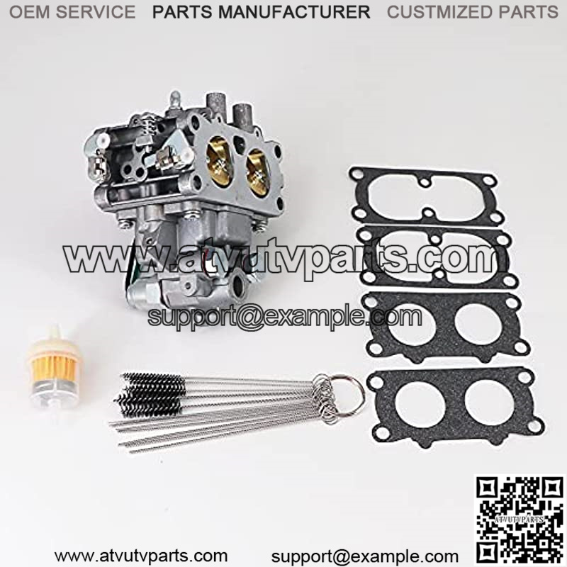 Carburetor for Kawasaki FH601V 4-Cycle Engines Replace OE # 15003-7041 15003-7077 with Gaskets Carbon Dirt Jet Cleaner Tool Kit - Image 2