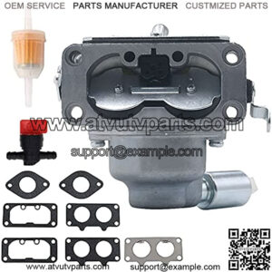 799230 Carburetor Kit Compatible with Briggs & Stratton V-Twin 4 Cycle 791230 699709 499804 20/21/22/23/24/25HP Carb,5% coupon applied at checkout,with coupon