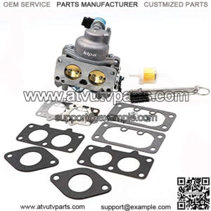 Carburetor For Kawasaki FH721V series Engines Mower Tractor, Replace OEM 15004-0757 15003-7094, 15004-1005,With Carbon Dirt Jet Cleaner Tool Kit Mounting Gaskets
