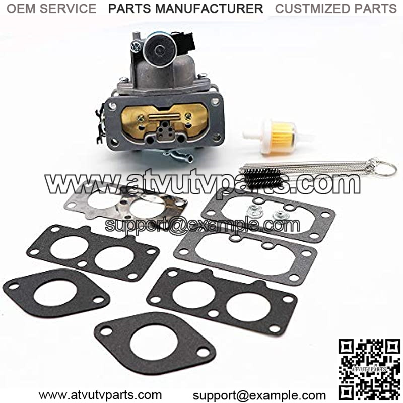Carburetor For Kawasaki FH721V series Engines Mower Tractor, Replace OEM 15004-0757 15003-7094, 15004-1005,With Carbon Dirt Jet Cleaner Tool Kit Mounting Gaskets - Image 3