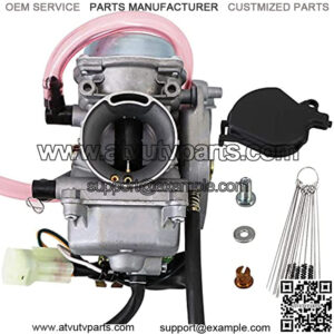 Carburetor For Kawasaki KVF300 KVF 300 Prairie 300 2X4 4X4 1999-2002 ATV KVF300B KVF300A OE # 15003-1437 with Carbon Dirt Jet Cleaner Tool kit
