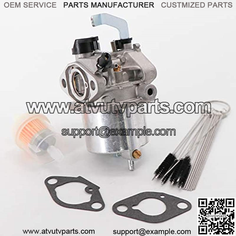 Carburetor for Kawasaki 15003-2718 15003-2497 FE120 4 Stroke Engines with Mounting Gaskets Fuel Filter & Carbon Dirt Jet Cleaner Tool Kit Durable - Image 4