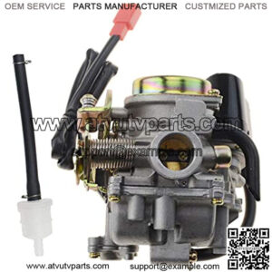 PD18 18mm Carburetor for 4 Stroke GY6 49cc 50cc Scooter 139QMB Moped Replacement for Kymco Scooter Jonway Baja