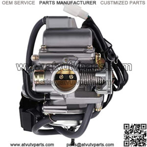 24mm Carburetor GY6 for 125cc 150cc 152QMJ 157QMJ 157QMI 152QMI 4 Stroke Engines Scooter Motorcycle ATV Go Kart Moped UTV 4 Wheeler Kymco PD24J Carb