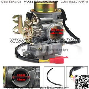 RACING CVK 30mm CVK30 Carb Carburetor Moped Motor Motorcycle ATV Scooter GY6 150CC 200CC 250CC