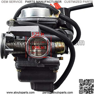 Carburetor Carb Fit for GY6 150cc 250cc Scooter Moped ATV Gokart Motorcycle 24mm