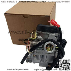 PD20J Carburetor for GY6 49cc 50cc 4 Stroke Scooter Moped Carburetor 20mm Big Bore 139QMB 139QMA Moped ATV Go Kart Quads Buggy Kymco