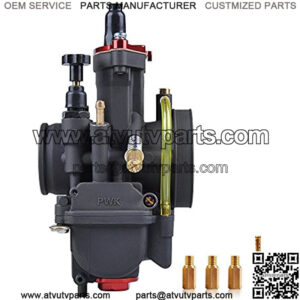 Racing Performance Carburetor 26mm Motorcycle Carburetor 125 150 Power PWK Carb 26mm With Carburetor Jets Fit GY6 Engine Dirt Bike Mini Bike SSR TTR Apollo ATV ACE Skyteam Cafe Bike