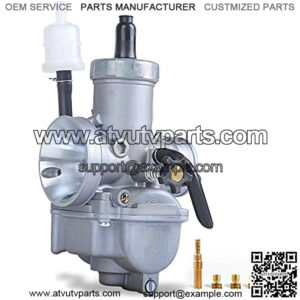 Racing Performance 28mm Motorcycle Carburetor PE28mm Carburetor 150CC Dirt Bike Carburetor Kits With Carburetor Jets Fit KAYO Apollo Dirt Bike Mini Bike SSR TTR GY6 Scooter Moped (Sliver, 28mm)