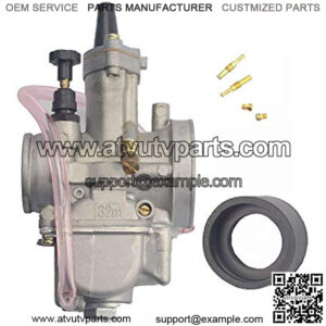 32mm Carburetor Replacement for Yamaha DT100/125/175/250 65SX CR80 NSR125 ATV Dirt Bike