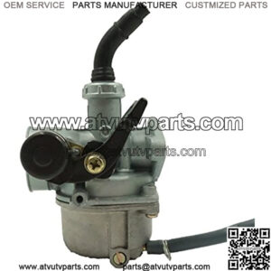 PZ19 19mm Hand Choke Carburetor 50cc 70cc 90cc 110cc 125cc Dirt Bike ATV Quad Go-kart Carb Kazuma Peace Baja (Hand Choke Lever)