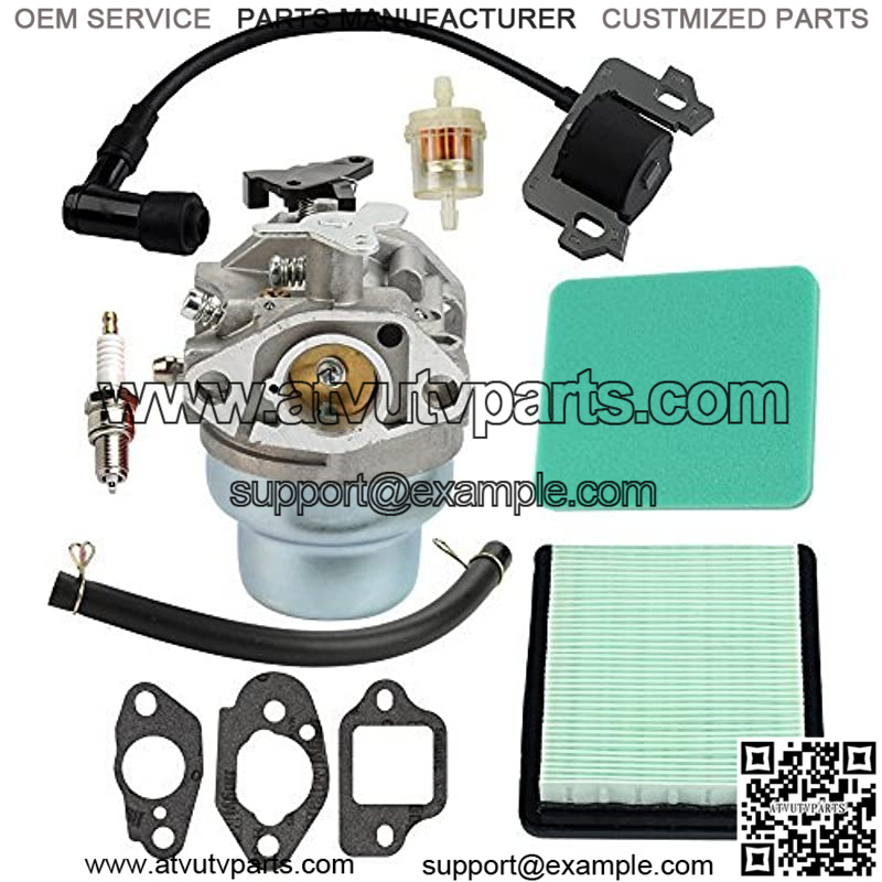 GCV160 Carburetor with Ignition Coil for GCV160A GCV160LA GCV160LE Replaces HRB216 HRR216 HRS216 HRT216 HRZ216 carb