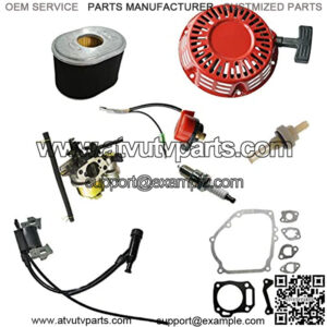 Mingdun GX160 Carburetor +Ignition Coil + Air Filter Tune Up Kit for GX160 GX 160 GX140 GX168 GX200 GX 200 5HP 5.5HP Engine