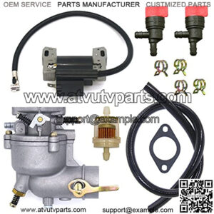 Carburetor with Ignition Coil for 390323 394228 7HP 8HP 9HP 299169 170401 190412 170402 194412 Lawn Mower