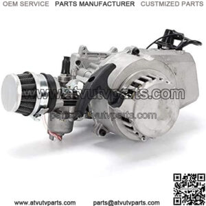 Facaing 49cc 2 Stroke Pull Start Engine Starter Motor for Pocket Bike Mini Dirt Bike ATV Scooter