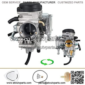 Carburetor with Heater for Bombardier Can-Am Outlander 330 (2004-2005), Max 400 (2004-2008) 4X4 ATV Carb 707000402, 707200190, 707200230