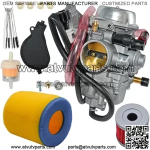 Carburetor Fit for Suzuki LT-F400 LTF400 LTF400F Eiger 400 4x4 2x4 2002-2007 Manual 13200-38F2V