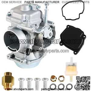 Carburetor with Fuel Filter Fit for 1990-1999 Suzuki Quadrunner 250 LTF 250 LT-4WD LTF250F LT-F4WD LTF250 Carb 2x4 4x4