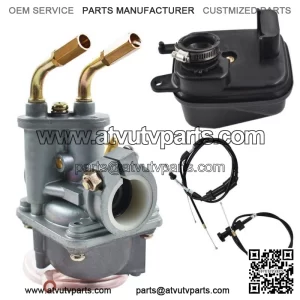Carburetor Air Filter Box & Throttle & Choke Cable For Yamaha PEEWEE PW50 PY50