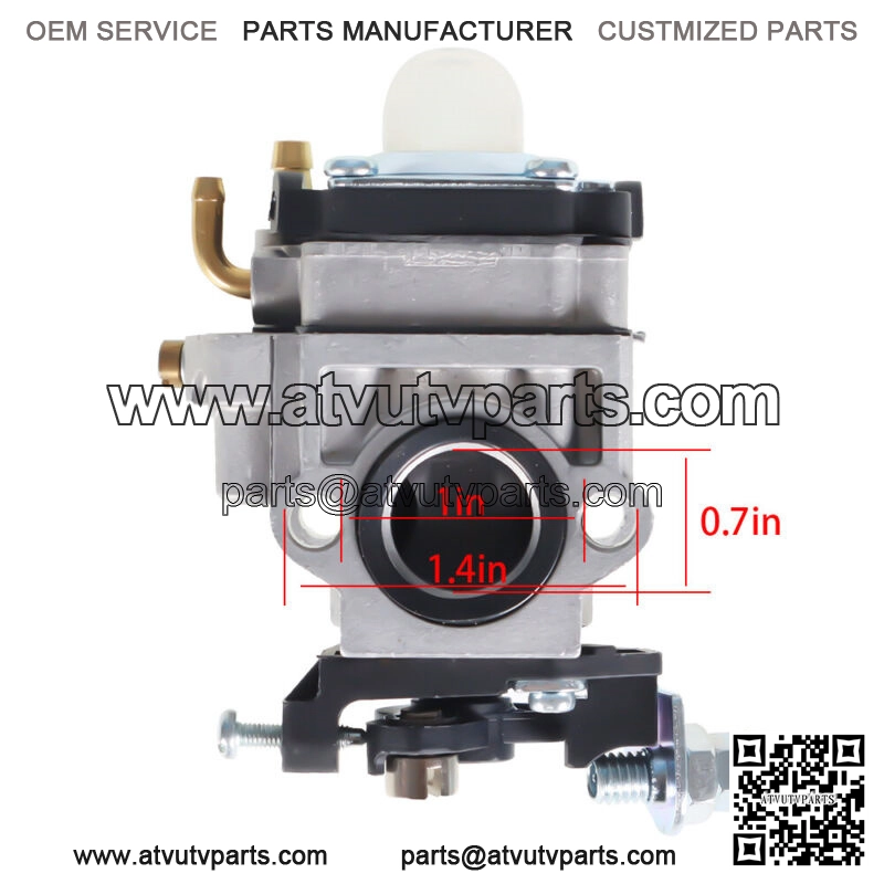 Fits For Carburetor Gas 2Cycle 43cc Powermate PCV43 Tiller Motor Parts Fuel Line - Image 2