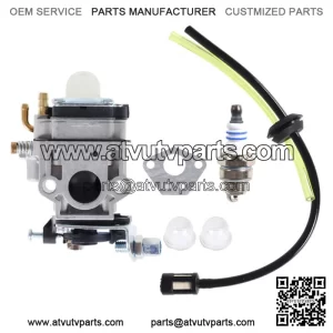 Fits For Gas 2Cycle 43cc Powermate PCV43 Tiller Motor Parts Fuel Line Carburetor