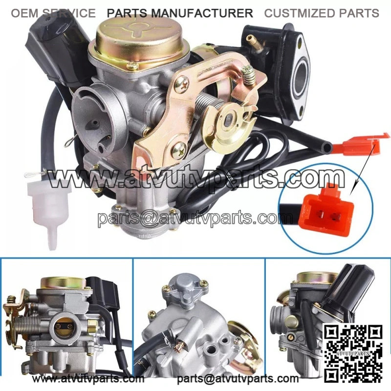 GY6 50cc 100cc Big Bore Carb Carburetor 139QMB 139QMA Scooter Moped ATV 19mm