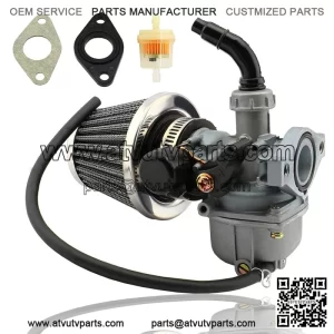 PZ19 Carburetor Replacement for 125cc 110cc 110cc 90cc 50cc 70cc ATV Dirt Bike and Go Kart with Fuel Filter and 35mm Air Filter