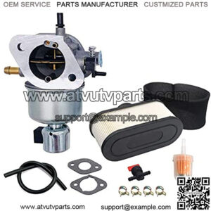 15004-0827 Carburetor With 11013-7047 11013-0726 Air Filter Kit for Kawasaki Fits Specific FS541V FR600V FS600V Engine 15004-0822 15004-7060 15004-7053 15004-0818